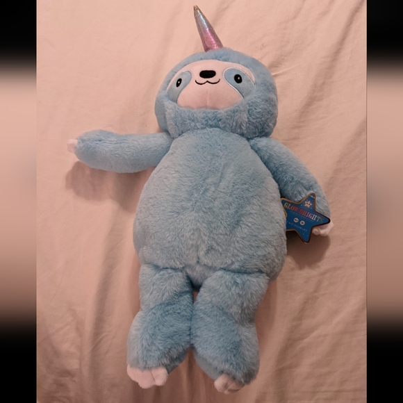 NWT FAO Schwartz Glow Brights Unicorn Sloth - Picture 3 of 5
